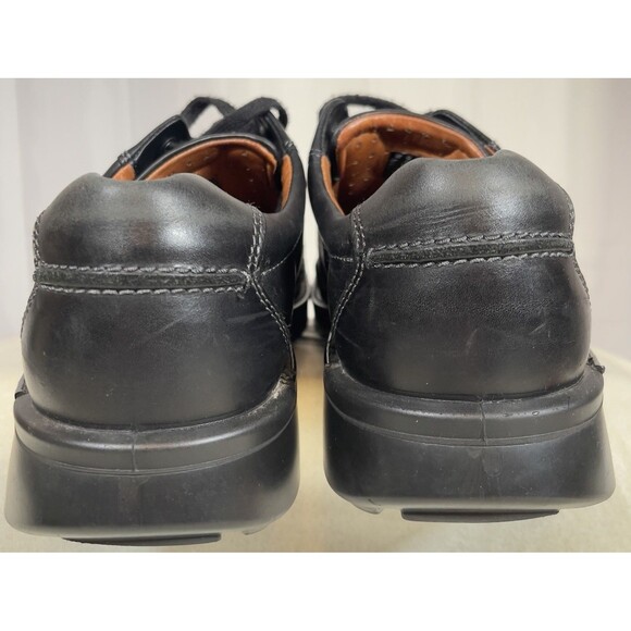 Men's ECCO 'Fusion II' Black Leather Moc-Toe Oxfords Size US 12 EUR 46 UK 11.5 - Picture 6 of 8